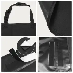 Unique Bargains Dog Rear Waterproof Non-slip Protector for Car Oxford Seat Covers Black