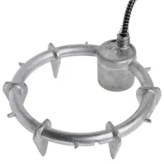 Farm Innovators Ice Chaser Cast Aluminum Submergible Tank De-Icer w/Heavy Duty and Anti Chew Cord Protector Patio, Lawn, and Garden, 3 Pack, Silver