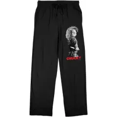 Chucky My Chucky Knife Men's Black Sleep Pajama Pants