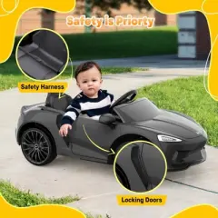 Ride On Car,12V Licensed Electric Car for 3-6 Kids,Electric Car with 2 Speeds