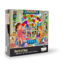 Toynk Hearts of Hope Family Craft Puzzle For Adults And Kids | 500 Piece Jigsaw Puzzle