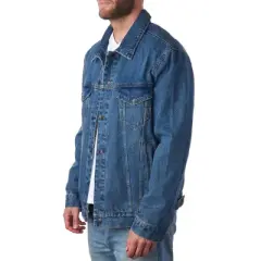 Alpine Swiss Derek Men&rsquo;s Classic Denim Trucker Jacket