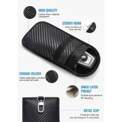 Maison Products Faraday Key Fob Protector &ndash; RFID Blocking Case for Car Keys, Double-Layer Shielding, Anti-Theft Design