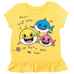 Pinkfong Baby Shark Girls T-Shirt and Leggings Outfit Set Toddler 