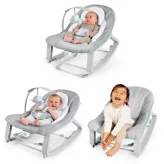 Ingenuity Keep Cozy 3-in-1 Grow with Me Baby Bouncer, Rocker & Toddler Seat - Weaver