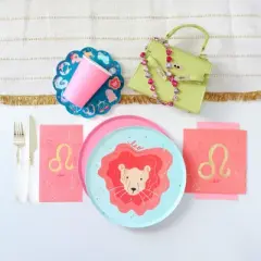 Jollity & Co. - Zodiac Leo Guest Napkins - Pack of 16 Paper Napkins
