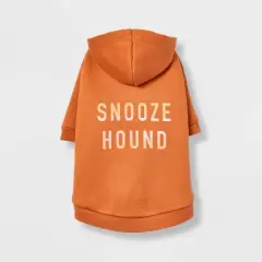 Orange Snooze Hound Dog Hoodie - Boots & Barkley&trade;