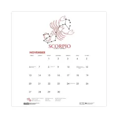 House of Doolittle Recycled Academic Zodiac Wall Calendar 12-Month August 2025 to July 2026 Multicolor Sheets 11 x 14