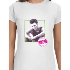 Beverly Hills, 90210 Womens' TV Show '90s Dylan McKay Crewneck T-Shirt White