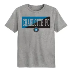 MLS Charlotte FC Boys' Gray Poly T-Shirt