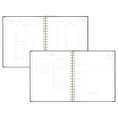Sugar Paper Essentials 2024 Planner 10.25"x8.75" Weekly/Monthly Black