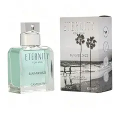 Eternity Summer Daze By Calvin Klein Men Lavender, Mint, Calypsone, Patchouli, Mandarin Orange Edt Spray 3.4 Oz
