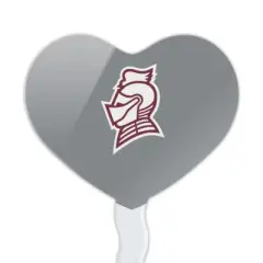 Bellarmine University Secondary Logo Heart Love Cupcake Picks Toppers Decoration Set of 6
