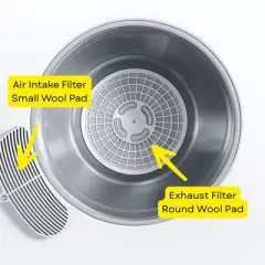 Nispira Cloth Dryers Exhaust Filter Set Compatible with Sonya, Panda, Avant, Magic Chef, 4 Exhaust Filters & 1 Air Intake Filter