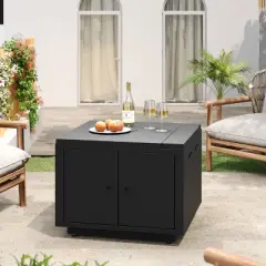 Christopher Knight Home Calcifer Contemporary Patio 30 Inch 40,000 BTU Fire Pit Table