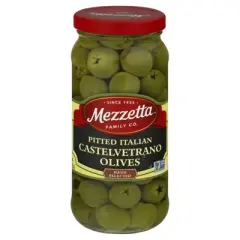 Mezzetta Pitted Italian Castelvetrano Olives - Case of 6/8 oz