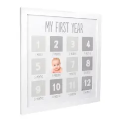 Pearhead First Year Photo Frame - White