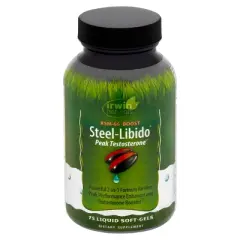 Irwin Naturals Men's Steel Libido Peak Testosterone Softgels - 75ct