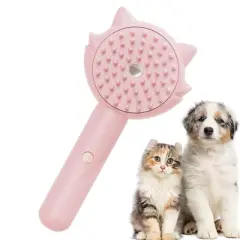 BABYYER Pet Steam Brush Removes For Grooming - Comb For Puppies And Kittens Grooming Massage Cleaning Removal For Home Use Shower