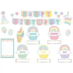 Teacher Created Resources&reg; Pastel Pop Happy Birthday Mini Bulletin Board Set