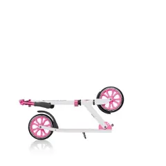 Globber 500 2 Wheel Scooter - White/Pink