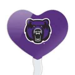 University of Central Arkansas Primary Logo Heart Love Cupcake Picks Toppers Decoration Set of 6