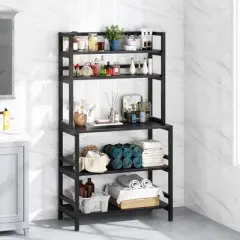 LITTLE TREE 5 Tier Kitchen Baker's Rack Black