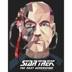 Junior's Star Trek: The Next Generation Geometric Captain Jean Luc Picard Borg Festival Muscle Tee