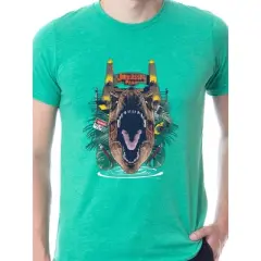 Jurassic Park Mens' Movie Film Life Finds A Way Icon Sleep Pajama Set Multicolored