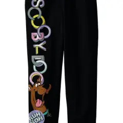 Scooby Doo Ruh Roh Boy's Black Sweatpants