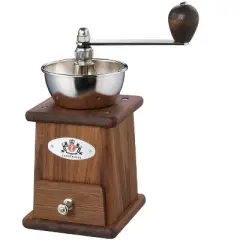 Zassenhaus "Santos" Coffee Mill, Walnut, 4.5" x 4.2" x 9.25"