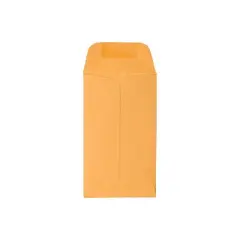 JAM Paper #3 Coin Business Envelopes 2.5" x 4.25" Brown Kraft Manila 1623989I