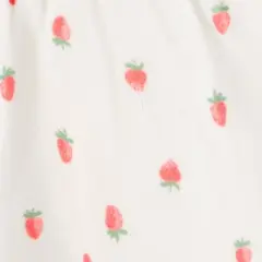 Carter's Just One You&reg;️ Baby Strawberry Robe - Pink: Midweight Terry Bath Wrap, Cotton-Polyester Blend, Machine Washable