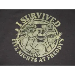 Five Nights At Freddy's I Survived Boy's Black Sweatshirt