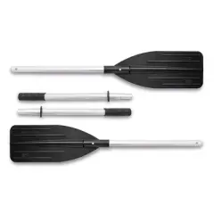 INTEX 69625E 54" Deluxe Boat Oars: Easy 3 Piece Assembly &ndash; Ribbed Blade &ndash; Retainer Rings &ndash; TUV RL approved &ndash; Perfect for Inflatable Boats