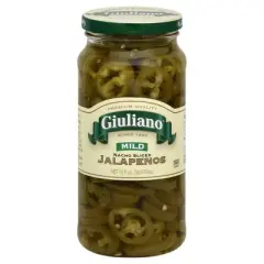 Giuliano Mild Nacho Sliced Jalapenos - 6 pack, 16 oz