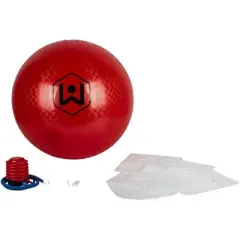 Wicked Big Sports: 20" Red Kickball - Giant Inflatable, Bases, Pump Included
