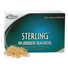 Alliance Sterling Rubber Bands Rubber Band 10 1-1/4 x 1/16 5000 Bands/1lb Box 24105