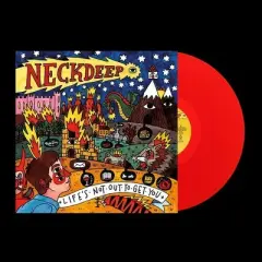 Neck Deep - Life's Not Out to Get You - Blood Red (Explicit Lyrics Colored Vinyl Red)