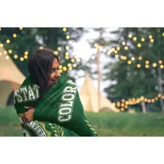 NCAA Colorado State Rams Crest Ultra Soft Blanket