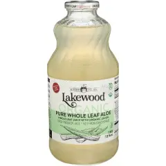 Lakewood Organic Pure Whole Leaf Aloe Juice -32 fl oz