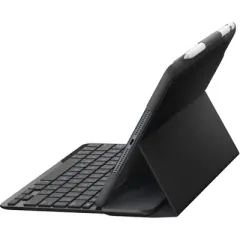 Logitech SLIM FOLIO Keyboard/Cover Case (Folio) Apple Pencil, iPad (2018), iPad (2017) - Black