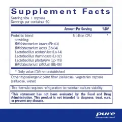 Pure Encapsulations PureProbiotic - Allergen-Free Multi-Strain Probiotic Formula for Immune and Gastrointestinal Health* - 60 Capsules