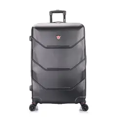 DUKAP Zonix Lightweight Hardside Large Checked Spinner Suitcase