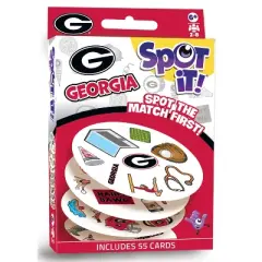MasterPieces Officially Licensed NCAA Georgia Bulldogs Spot It Game for Kids and Adults