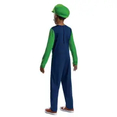 Nintendo Super Mario Bros Luigi Classic Elevated Kids' Halloween Costume