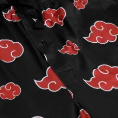Naruto Shippuden Akatsuki Cloud Symbol AOP Men&rsquo;s Black Sleep Pajama Pants