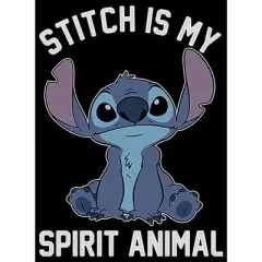 Junior's Lilo & Stitch My Spirit Animal Is Stich T-Shirt