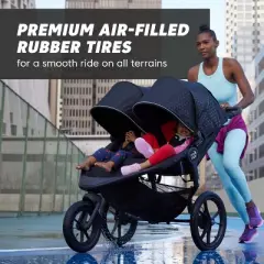 Baby Jogger Summit X3 Double Stroller - Black