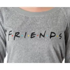Friends TV Show Logo Juniors' Comfy Shirt And Pants Jogger Pajama Set Classic Friends Logo